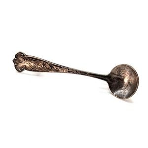 Sterling Silver Salt Spoon Brooch Signed BMCO Sterling